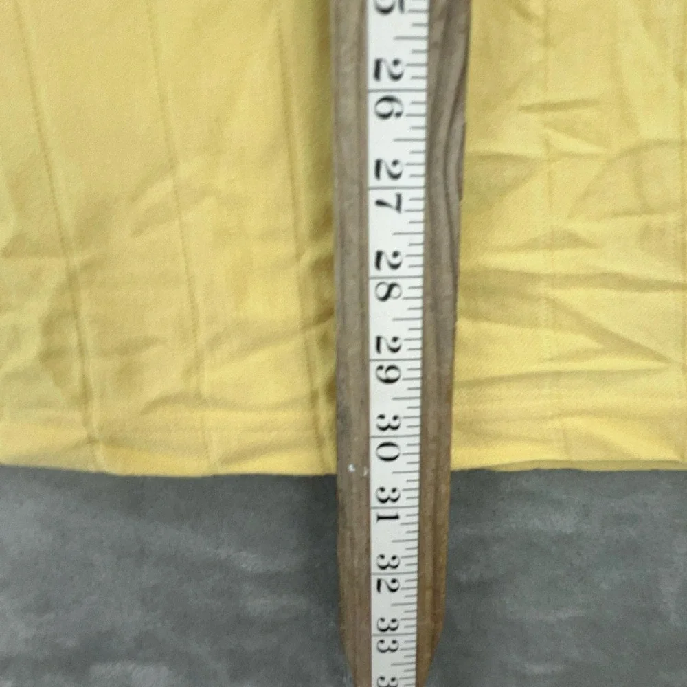 Keeler Bay Mens XL Yellow Short Sleeve Textured‎ Stripe Sailboat Polo Shirt